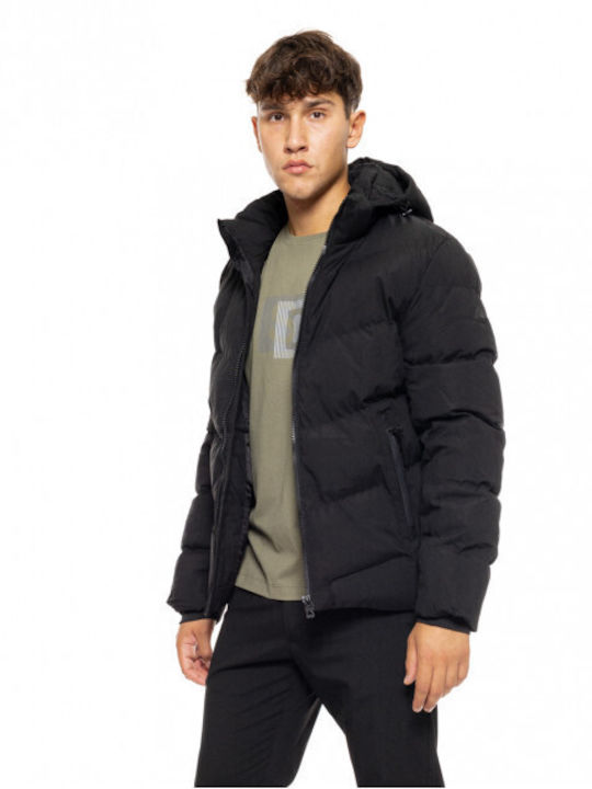 Splendid Herren Winter Jacke Bomber Schwarz