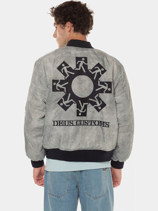 Winter Jacke Bomber Gray