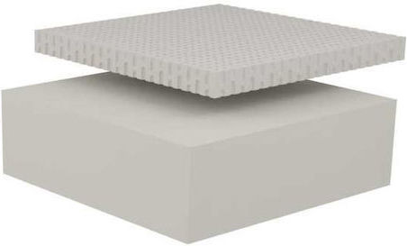 Dunlopillo Plus Semi-double Anatomic Saltea Latex / Spumă 110x200x25cm