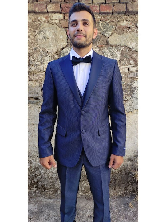 Italian Job 811604/02W/V Suit blue navy