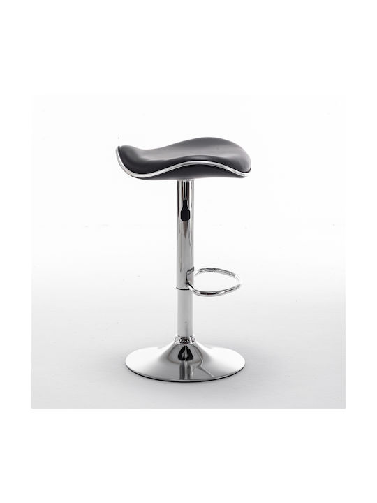Bar Stool Mod with Adjustable Height Black 44.5x43x65.5cm