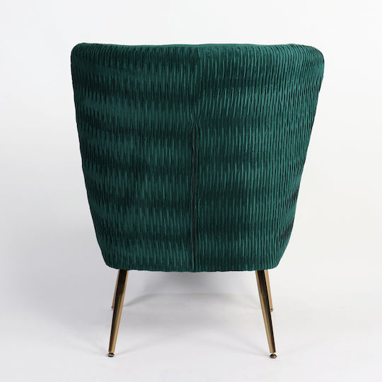 Koldenree Sessel Samt Grün 74x72x91cm