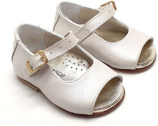 Designer's Cat Pantofi de botez pentru fetițe Balerine Ecru