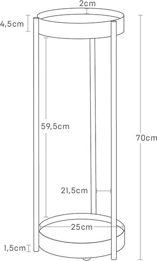 Yamazaki Plant Stand Metal
