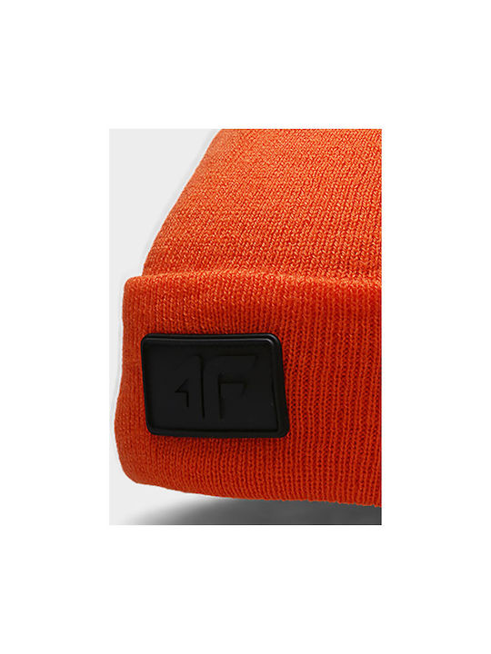 4F Kids Beanie Knitted Orange