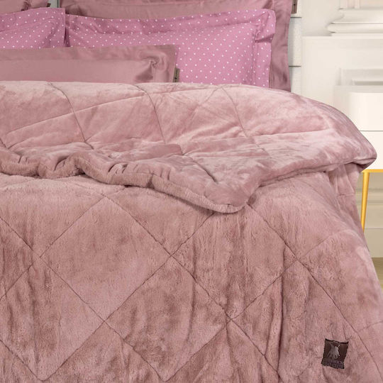 Greenwich Polo Club Duvet Cover with Hollowfiber Filling Queen 220x240cm 3445 Nude 850 GSMGsm 11.5 togs Togs