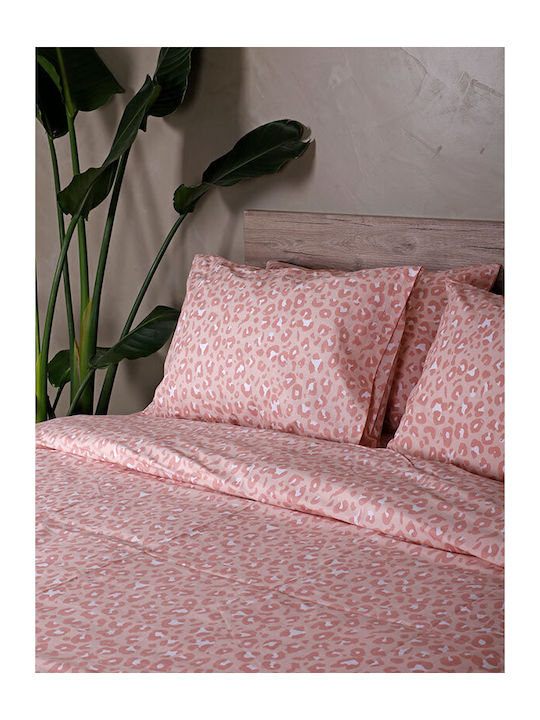 Sunshine Duvet Cover Cotton Double 200x250 Cotton Feelings 2044 Pink