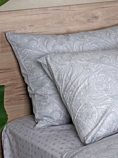 Sunshine Duvet Cover Cotton Double 200x250 Cotton Feelings 2040 Grey