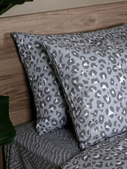 Sunshine Duvet Cover Cotton Single 170x250 Cotton Feelings 2044 Grey