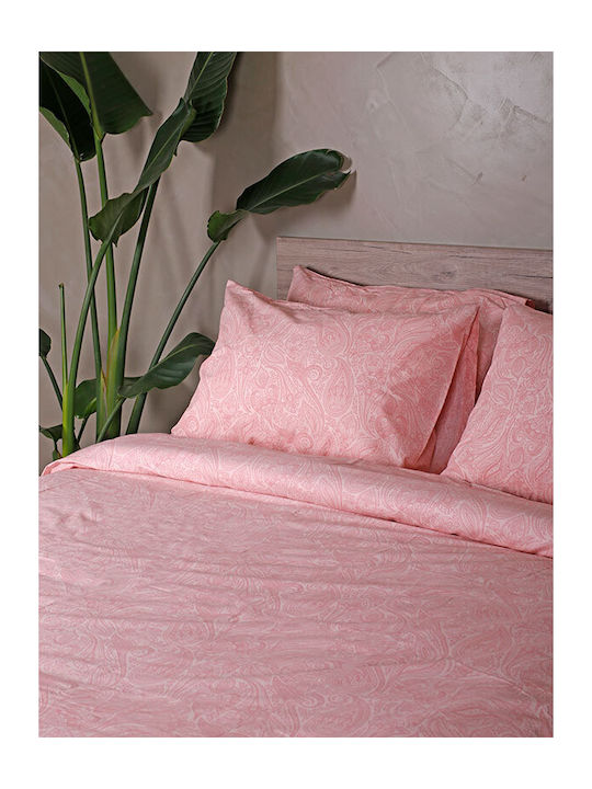 Sunshine Duvet Cover Cotton Double 200x250 Cotton Feelings 2040 Pink