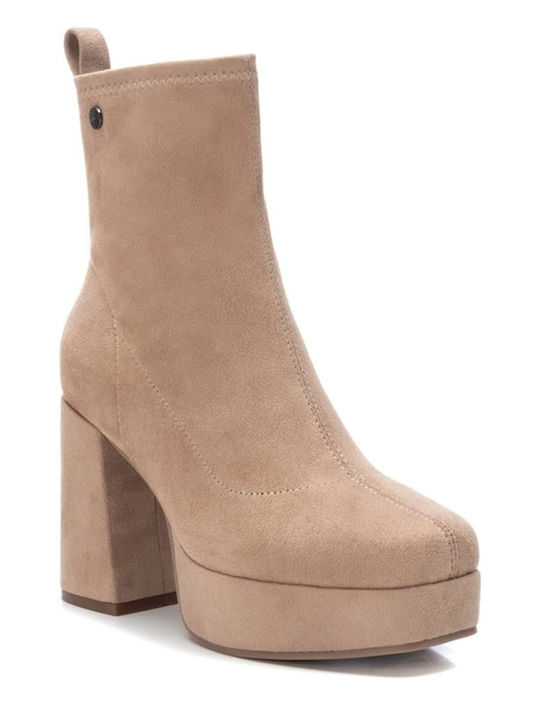 Refresh Damen Chelsea Stiefeletten Beige