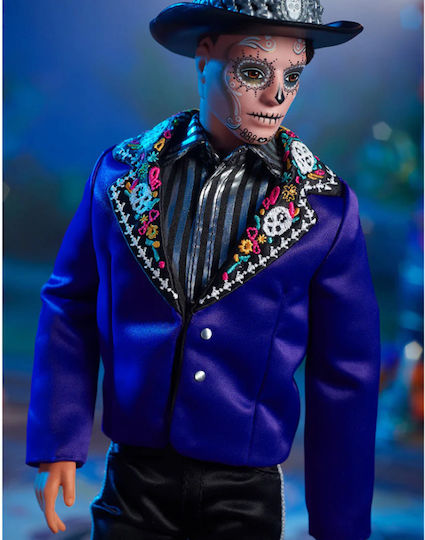 Barbie Dia De Los Muertos Collectible Boy Doll Ken Dia De Muertos for 6+ years old+ Years 33cm