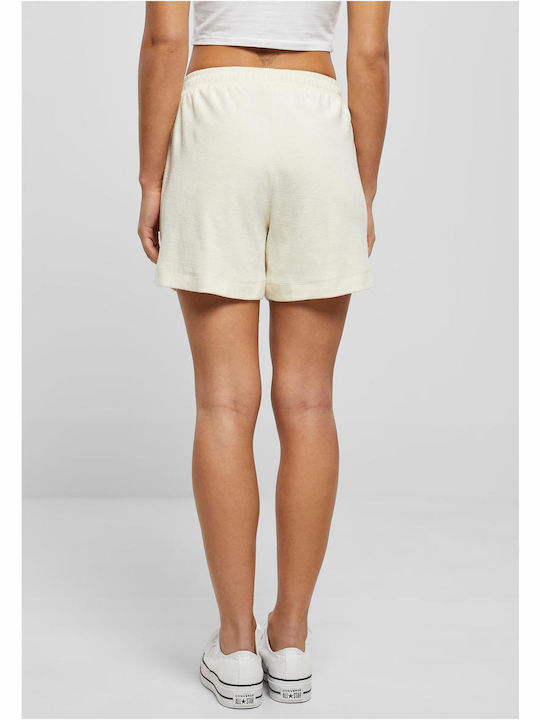 Urban Classics Women's Terry Shorts White