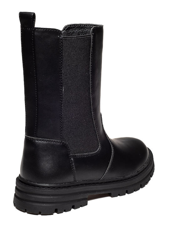 Marikelly Kids Boots with Zipper Black