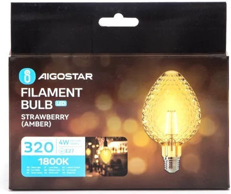 Aigostar Socket LED Bulb 4W for Socket E27 Warm White 320lm