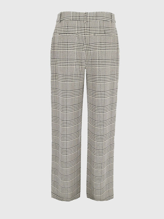 Damen Stoff Hose in Geradem Schnitt Geprüft