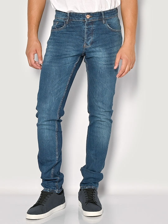 Herren Jeanshosen Elastisch Regular Fit Blau