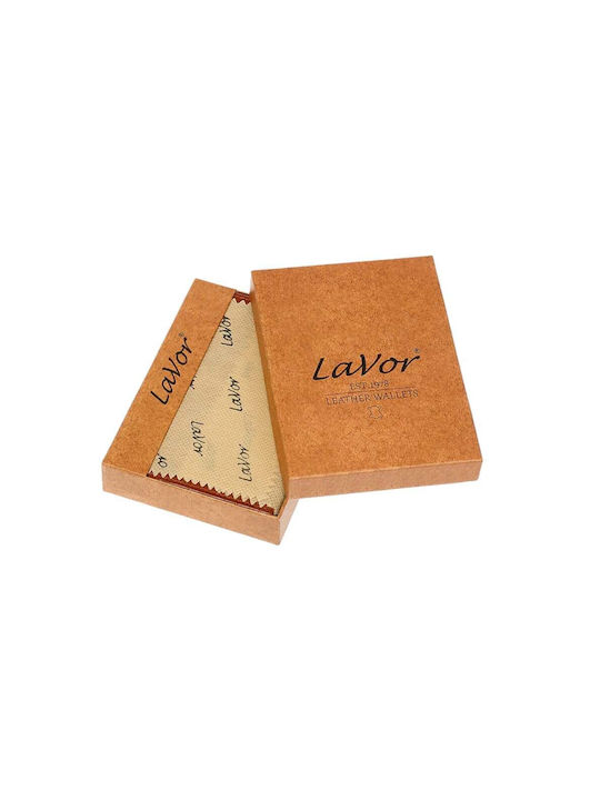 Leather Men's Wallet With RFID Dark Brown