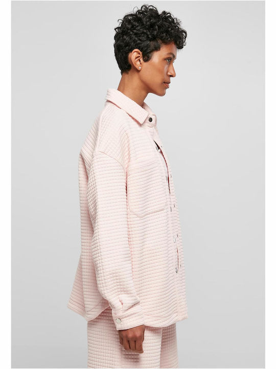 Дамско Розов Overshirt