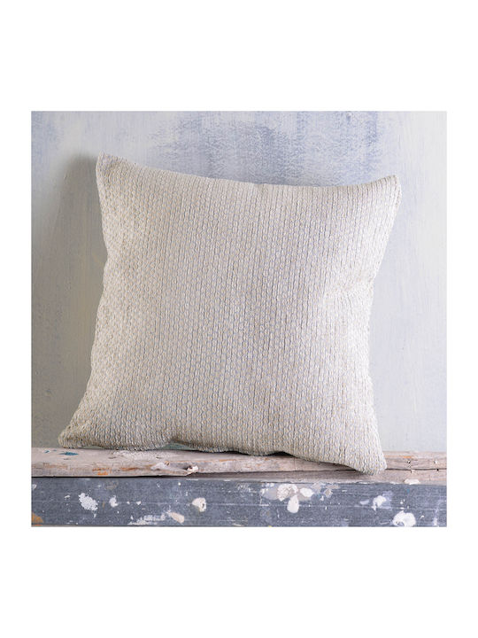 Rythmos Honey Dreisitzer-Sofa Wurf Chenille 180x280cm Ecru-Gelb