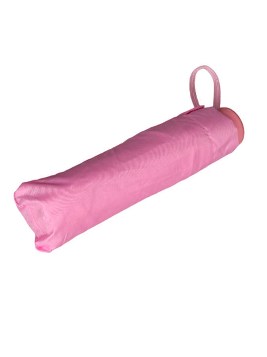 Rezistent la vânt Umbrelă de ploaie Compact Pink