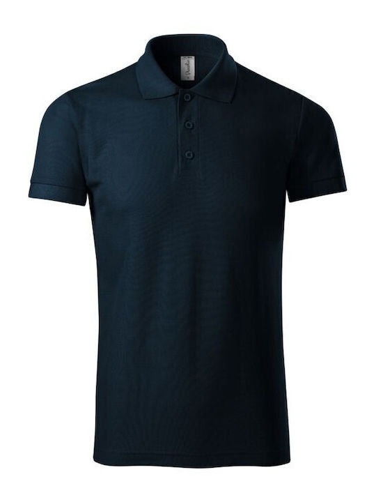 Piccolio Men's Short Sleeve Promotional T-Shirt Navy Blue