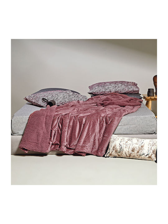 Kentia Blanket Furry Queen 240x220cm Spencer 20 Rose