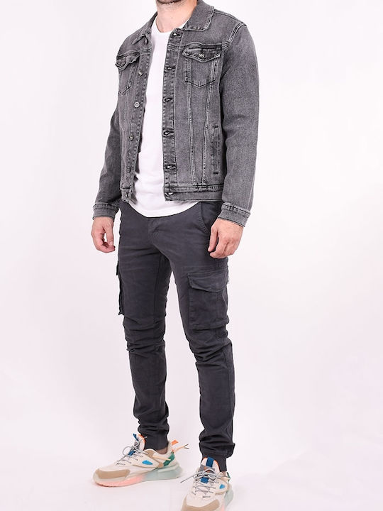 Geci Barbati Denim Gri