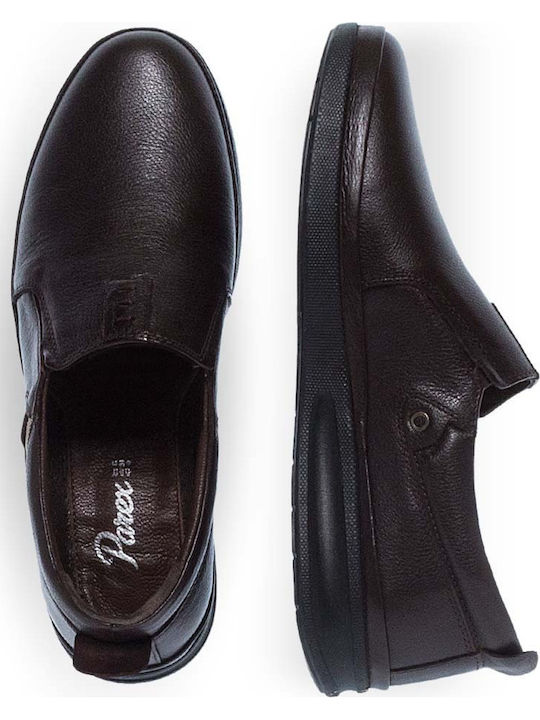 Δερμάτινα Ανδρικά Slip-On Καφέ
