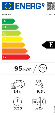 Indesit Πλήρως Εντοιχιζόμενο Πλυντήριο Πιάτων για 14 Σερβίτσια Π60xY82εκ.