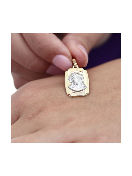 Pendant Kids Talisman Constantine from Gold 9K P-14802