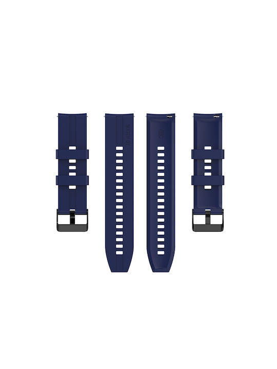 Buckle Strap Silicone Black (Huawei Watch GT 2eHonor GS Pro)