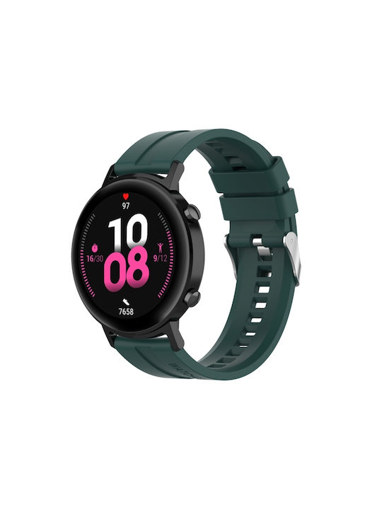 Watch Gt 2 42mm Strap Silicone Gray (Galaxy Watch 3 41mmVivomove HRHuawei Watch GT2 / GT3 (42mm) / GT3 Pro (43mm)Realme Watch 2)