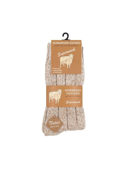 Norweger Socks Beige/Brown 2Pack