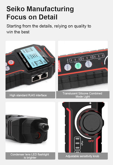 Noyafa NF-8209S Cable Tester Network RJ45 Digital