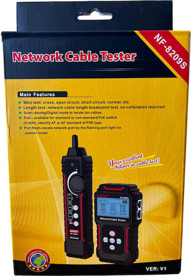 Noyafa NF-8209S Cable Tester Network RJ45 Digital