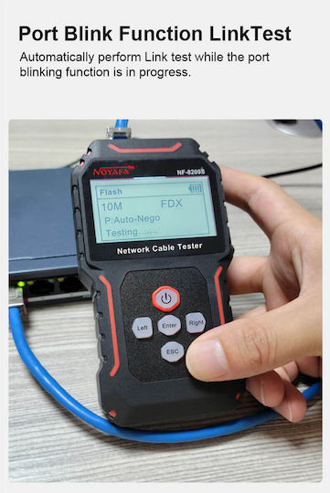Noyafa NF-8209S Cable Tester Network RJ45 Digital