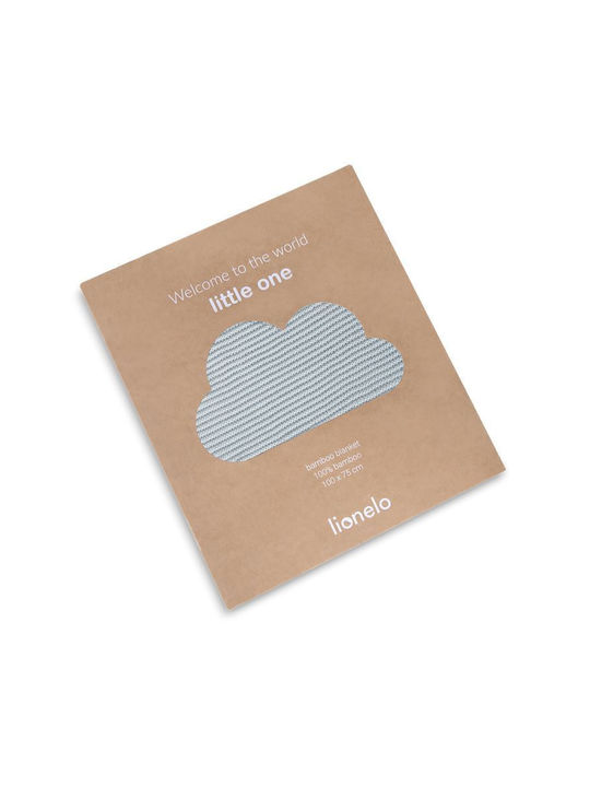 Lionelo Blanket Nursery Swaddling Blankets Bamboo Gray Gray 75x100cm
