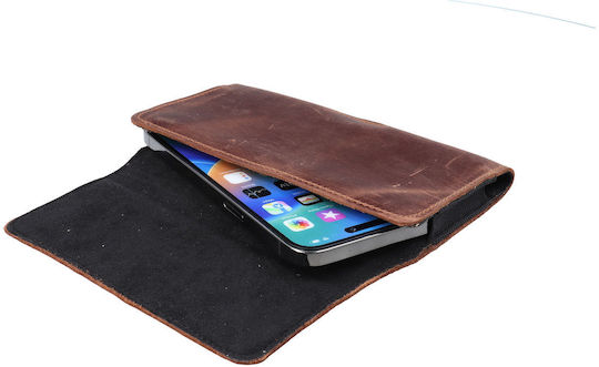 Royal Crazy Horse Umschlag Rückseite Leder Magnetisch Braun (Nokia X10Realme GT2 Pro)