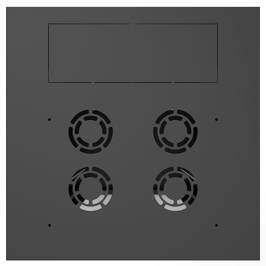 Canovate Επιδαπέδια Καμπίνα Rack 26U 60x80cm Μαύρο CSN-U-9-2668A