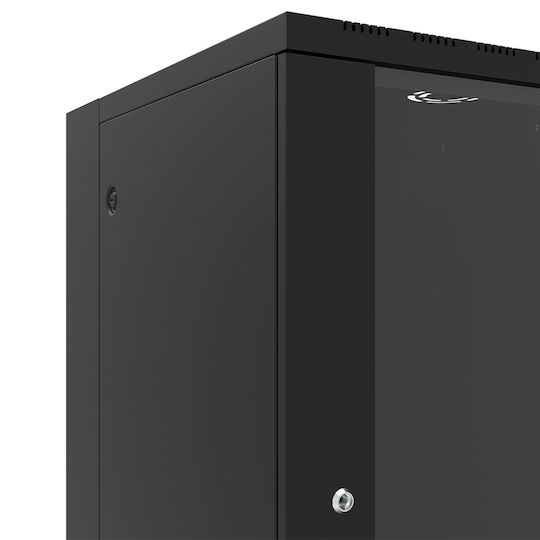 Canovate Επιτοίχια Καμπίνα Rack 21U 60x65cm Μαύρο WS3D-9-216HA