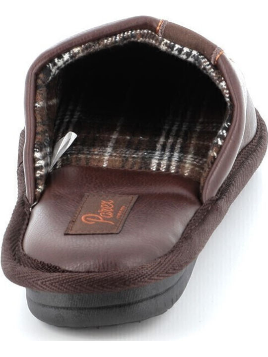 Зимни мъжки чехли Brown