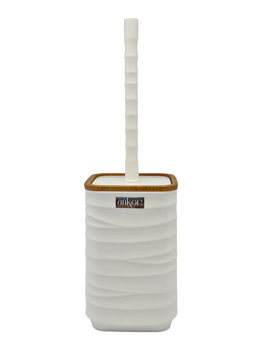 Plastic Toilet Brush White