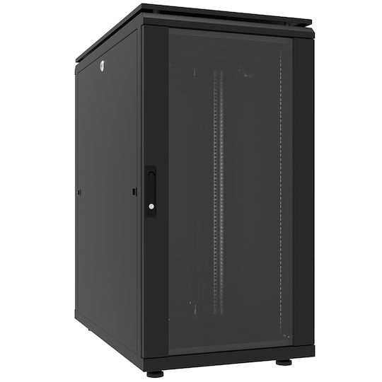 Canovate Floor Rack Cabinet 22U 60x100cm Black CSN-9-2260A-001