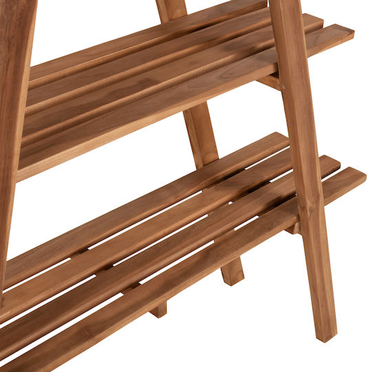 Bookcase Stam Natural 120x33x180cm