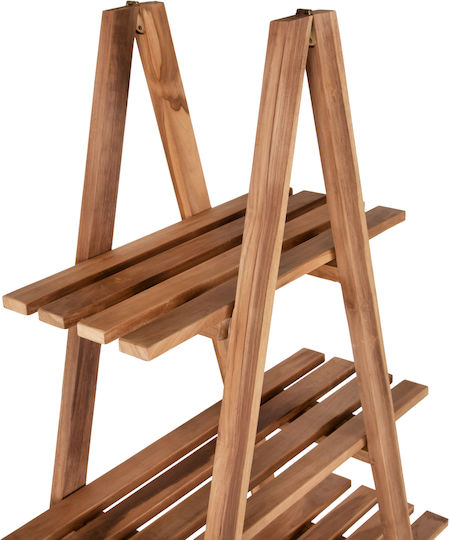 Bookcase Stam Natural 120x33x180cm