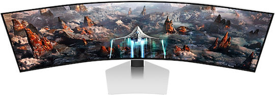 Samsung Odyssey G9 G93SC Ultrawide OLED HDR Curved Gaming Monitor 49" 5120x1440 240Hz with Response Time 0.03ms GTG Silver