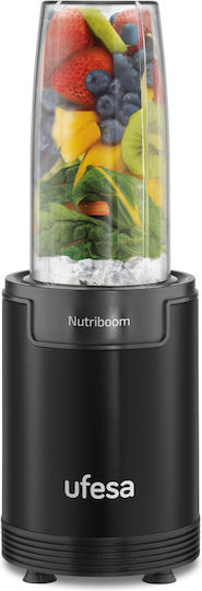Ufesa BS2500 Nutriboom Μπλέντερ με Κανάτα Tritan 500 ml 900W Μαύρο