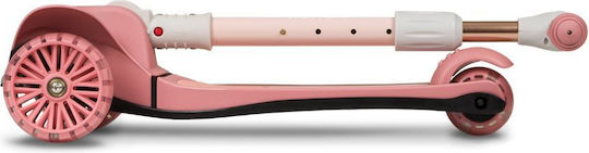 Lionelo Kids Scooter Foldable Timmy 3-Wheel Pink