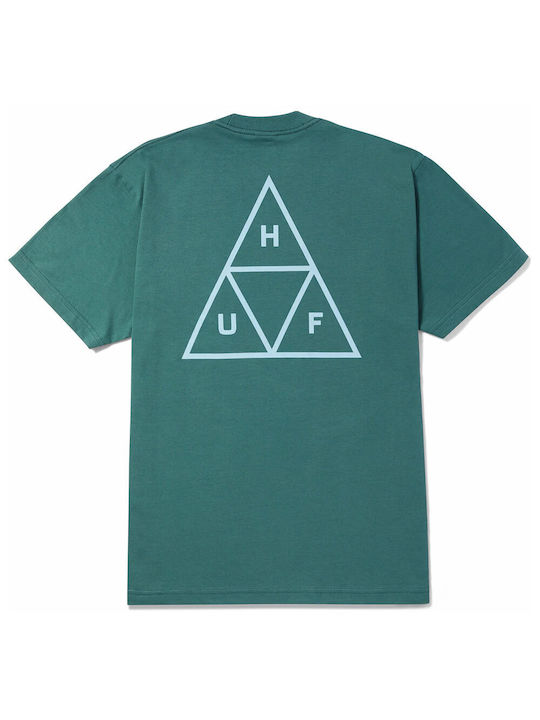 HUF Men's Short Sleeve T-shirt Green